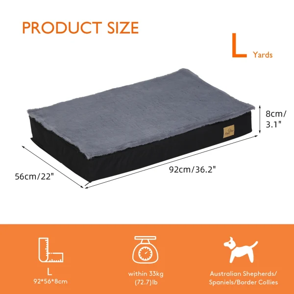 Washable Orthopedic Dog Bed with Foam Cushion