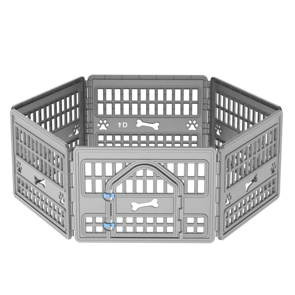 Foldable 6-Panel Pet Playpen