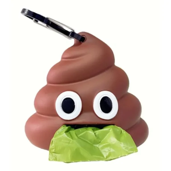 Poop Bag Dispenser for Dog Leash, Poop Shape